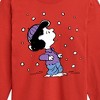 Boys' - Peanuts - Lucy Snow Long Sleeve Graphic T-Shirt - 2 of 4