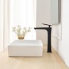 BWE Single Hole Single Handle Bathroom Vessel Sink Faucet With Supply Hose in Matte Black - 3 of 4