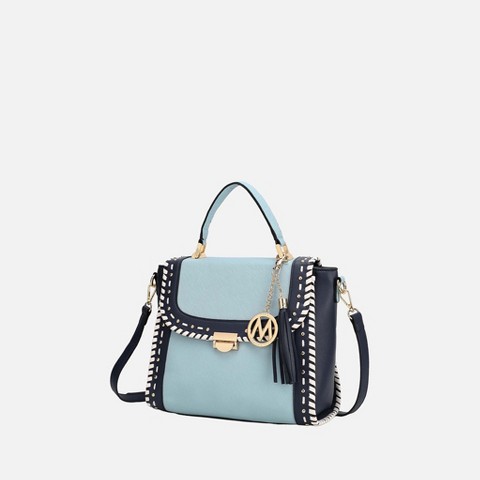 MKF Collection Flora Women’s Satchel Handbag with Functional Design by Mia K
