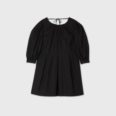 long sleeve black dress target