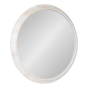 24" x 2" Uldrich Wood Framed Decorative Wall Mirror - Kate & Laurel All Things Decor - 1 of 4