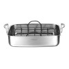 Cuisinart Classic 15" Stainless Steel Roaster with Non-Stick Rack - 83117-15NSR: Turkey Roasting Pan, Even-Heating, Dishwasher-Safe - 4 of 4