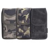 LUXMO Medium Vertical Universal Pouch w/ Dual Card Slots - Black Denim Fabric - 3 of 4