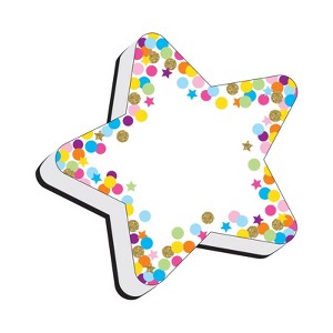 Ashley Productions Magnetic Whiteboard Eraser, Star Confetti (Pack of 6) - 1 of 1