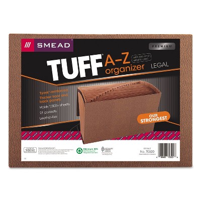 Smead Heavy-Duty A-Z Expanding File 21 Pocket Legal Redrope Printed 70320