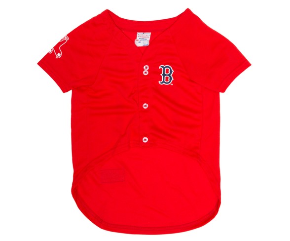 Boston Red Sox Pets First Pet Baseball Jersey - Red XS