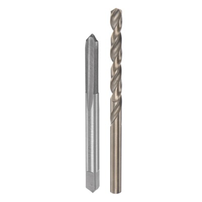 Unique Bargains Cobalt High Speed Steel Straight Flute Twist Drill Bit Tap and Bit Set