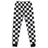 Epic Gamer Youth Boy's Black & White Checkered Short Sleeve Shirt & Sleep Pants Set - 4 of 4