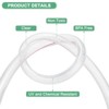 Unique Bargains Clear Braided Tube PVC High Pressure Industrial Tubing 1 Pc - 2 of 4