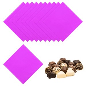 Unique Bargains Aluminum Foil Candy Chocolate Square Packaging Wrappers 100 Pcs - 1 of 4