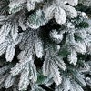 Nearly Natural 4' Pre-Lit Artificial Flocked Christmas Tree in Decorative Trunk Planter - 3 of 4