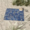 Cynthia Haller Classic blue and gold paisley Picnic Blanket - Deny Designs - 3 of 3