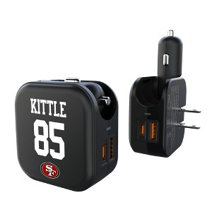 NFL San Francisco 49ers Players Game Tactic 18-Watt 2 in 1 USB A/C Charger - 1 of 3
