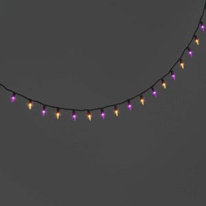 100ct LED Halloween Indoor Outdoor Miniature String Lights Orange/Purple/Black - Hyde and EEK! Boutique™ - 1 of 4