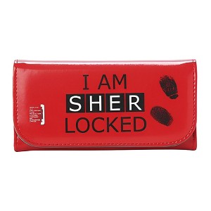 Seven20 Sherlock Holmes Women's Clutch Wallet: I Am Sher Locked (Red) - 1 of 4