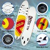 126" Inflatable Stand Up Paddle Board,330 LBs, Non-Slip Deck Design, Premium Accessories & Backpack, Wide Stance, for Adults,Youth - 2 of 4