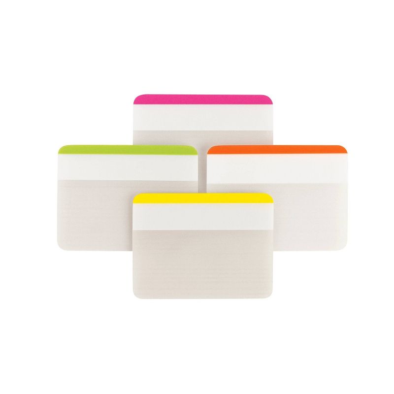 Post-it 24ct 2&#34; Durable Lined Filing Tabs 4 Colors, 3 of 18