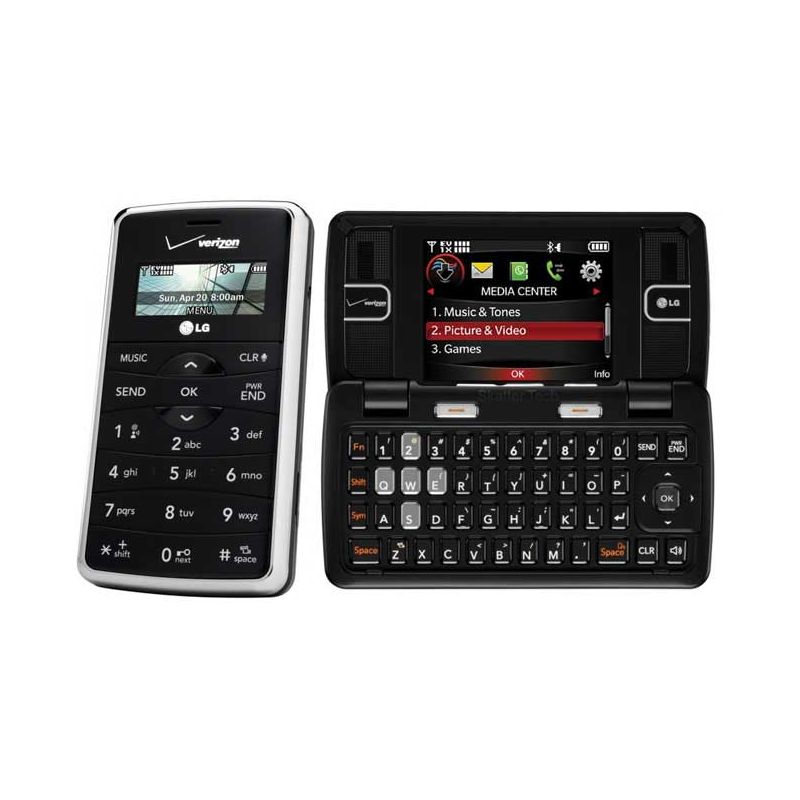 LG Env2 VX9100 Replica Dummy Phone / Toy Phone (Black) (Bulk Packaging), 3 of 4