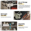 TV Stands Entertainment Center, Console Table Media Furniture with Storage Cabinets - 3 of 4