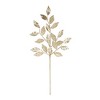 Melrose Glittered Leaf Spray (Set of 2) - 2 of 3
