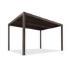 PURPLE LEAF Outdoor Louvered Pergola Sun Shade Outside Canopy with Aluminum Roof for Pool Hot Tub Backyard Garden Pavilion Patio Hardtop Gazebo - 2 of 4