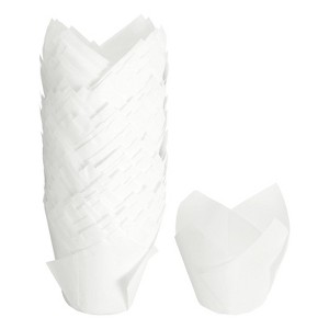 Unique Bargains Party Christmas Cake Muffins Paper Tulip Baking Cups 150 Pcs - 1 of 4