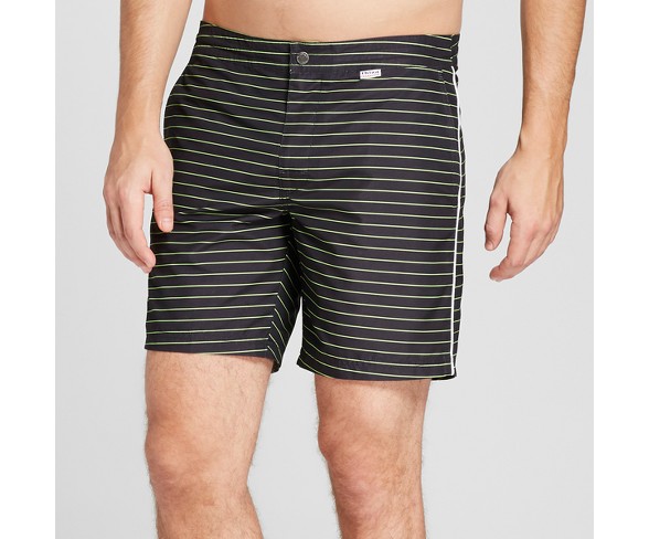 IBIZA Striped Ocean Club Men's 6" Recreational Swim Trunks - Stripe 30