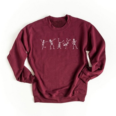 Simply Sage Market Women's Graphic Sweatshirt Dancing Skeleton