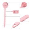 Unique Bargains Double Side Long Handle Bath Brush 14.17" Length 1 Pc - 3 of 4