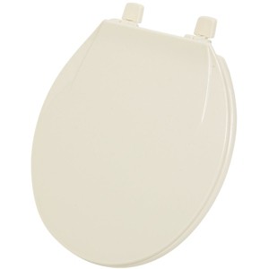 Home Impressions  Round Closed Front Bone Plastic Toilet Seat 445405 - 1 of 2