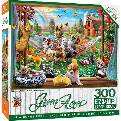 MasterPieces Inc Afternoon Siesta 300 Piece Large EZ Grip Jigsaw Puzzle