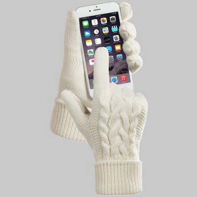 Isotoner smartDri Cable Knit Gloves - image 5