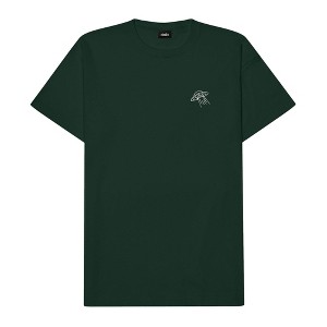 Dalix UFO Embroidered Cotton Relaxed Boxy Fit Short Sleeve Crewneck Tee Shirt Mens - 1 of 4