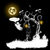 Junior's Design By Humans Happy Halloween By Gheofast T-Shirt - 2 of 3