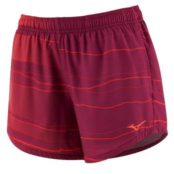 Mizuno Victory 3.5 Inseam Volleyball Shorts, Size Large, Red (1010) 
