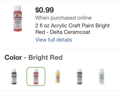 Shop Plaid Delta Ceramcoat ® Paint Sets - Top Colors, 18 Colors