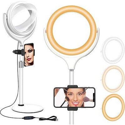 Dulums 8 inch Desk Ring Light with Stand