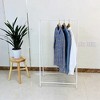 Portable Clothing Rack, Freestanding Closet Rack With Bottom Shelf ...