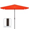 Hyleory 8' x 10' Rectangular Patio Umbrellas for Outdoor, Large Outdoor Patio Umbrellas with 6 Sturdy Ribs for Market, Garden, Pool - 3 of 4