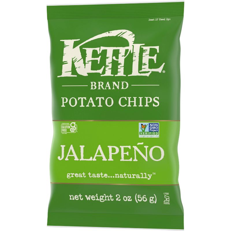 Kettle Brand Potato Chips Jalapeno Kettle Chips Snack - 2oz, 4 of 6