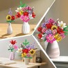 Hogokids Flowers Bouquet Building Decoration Kit, 1464Pcs Romantic Love Sea Immortal Flower Bouquet Gifts for Adults and Kids Aged 8+ - 4 of 4