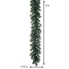 Sullivans Artificial Douglas Pine Garland 108"L Green - 4 of 4