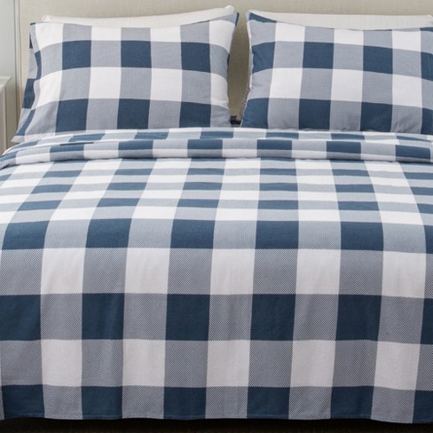 Great Bay Home Cotton Printed Flannel Sheet Set : Target