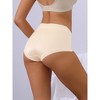 Allegra K Women's Full Coverage Mid-Waisted Briefs with Side Wave - 2 of 4