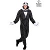 HalloweenCostumes.com Large  Men  Disney Jack Skellington Onesie Costume for Adults | Disney Costumes, White/Black - 3 of 4