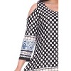 Women's Plus Size Antonia Cold Shoulder Tunic with Pockets - White Mark - 2 of 3