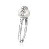 Ross-Simons 8.5-9mm Cultured Pearl Star Ring With Diamonds in Sterling Silver - 3 of 4