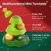 FAAYFIAN Mini Cat Turntable Toy with Natural Catnip Ball ¨C 2-Level Interactive Roller for Kittens & Small Cats - 3 of 4