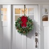 Haute Decor Christmas Adapt Adjustable Top & Bottom Christmas Wreath Hanger Antique Brass: Door Frame Compatible, Steel Construction - 3 of 4