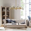 Rennnsan Tauris 40" W 15 - Light Sputnik Branching Bubble Ombre Glass Mid-Century Modern Dimmable Chandelier in Gold - 4 of 4